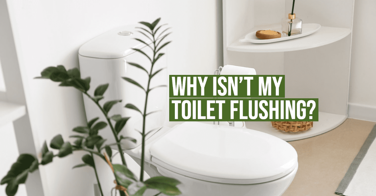 Why Isn’t My Toilet Flushing?