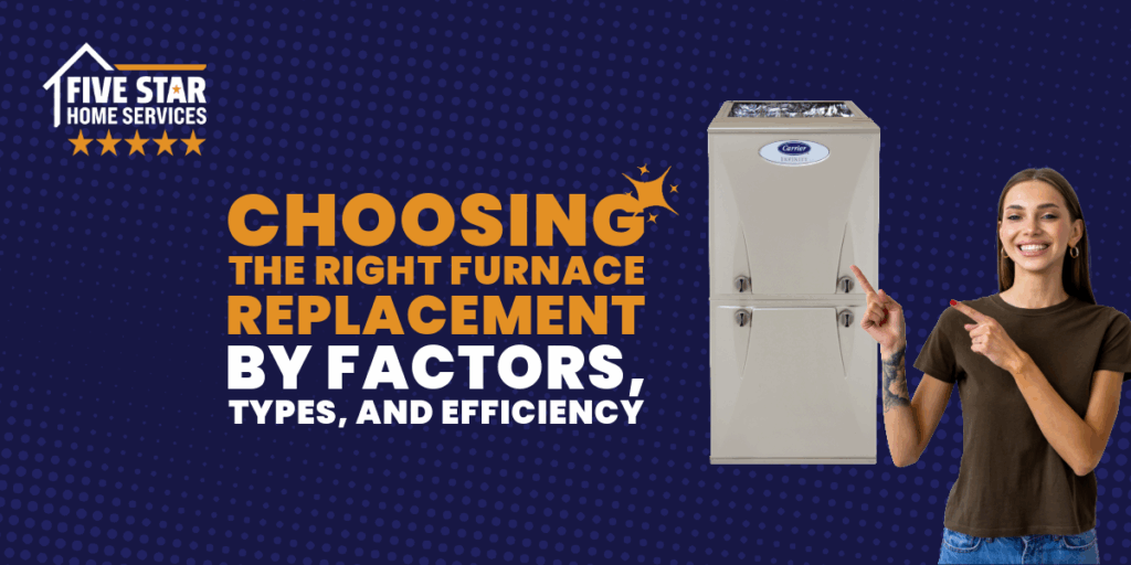 Choosing the Right Furnace Replacement by Factors, Types, and Efficiency