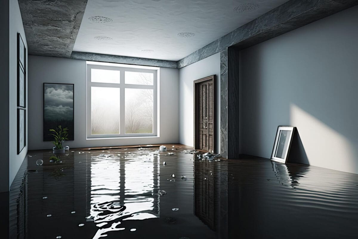 flooded basement