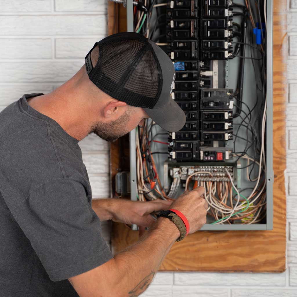 tech with circuit breaker