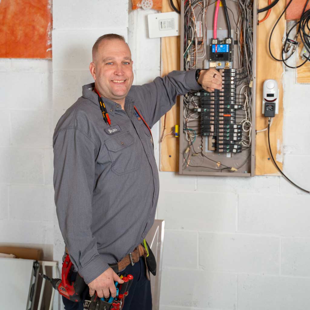tech with circuit breaker
