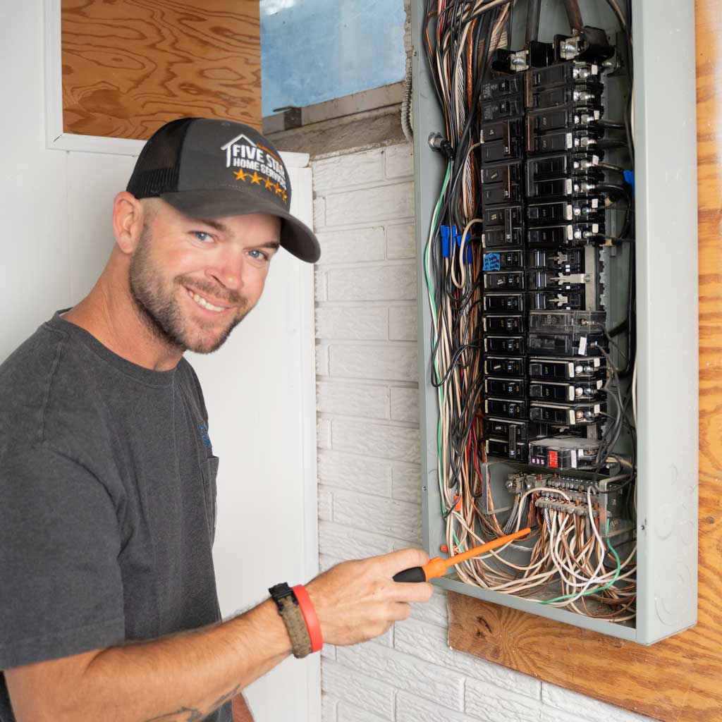 tech with circuit breaker