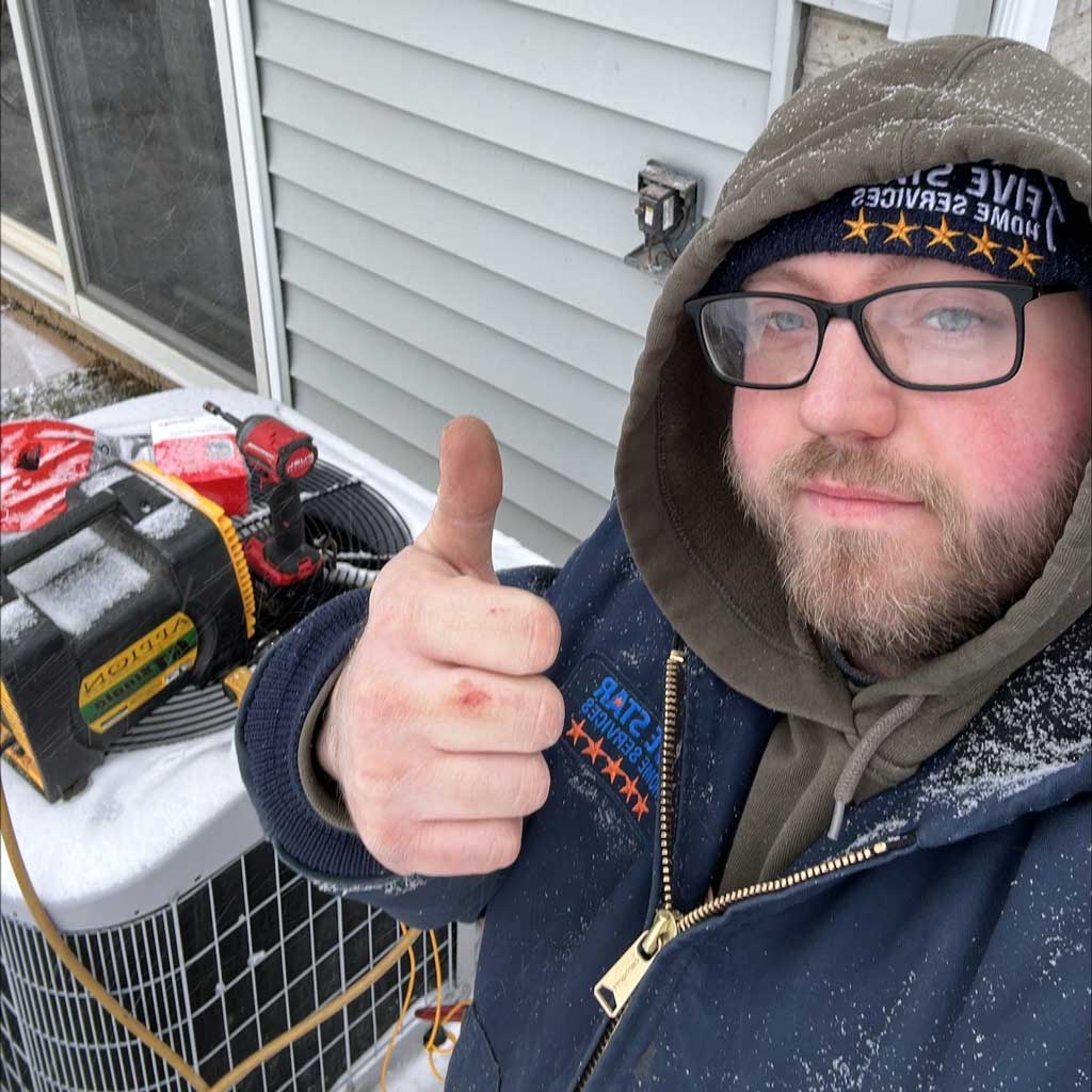tech in snow