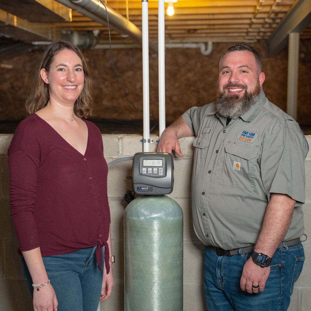 tech with homeowner