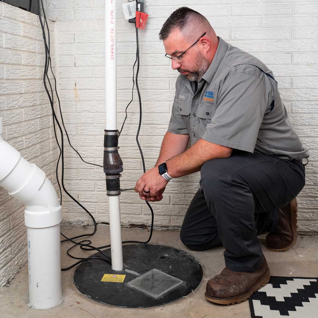 tech with sump pump
