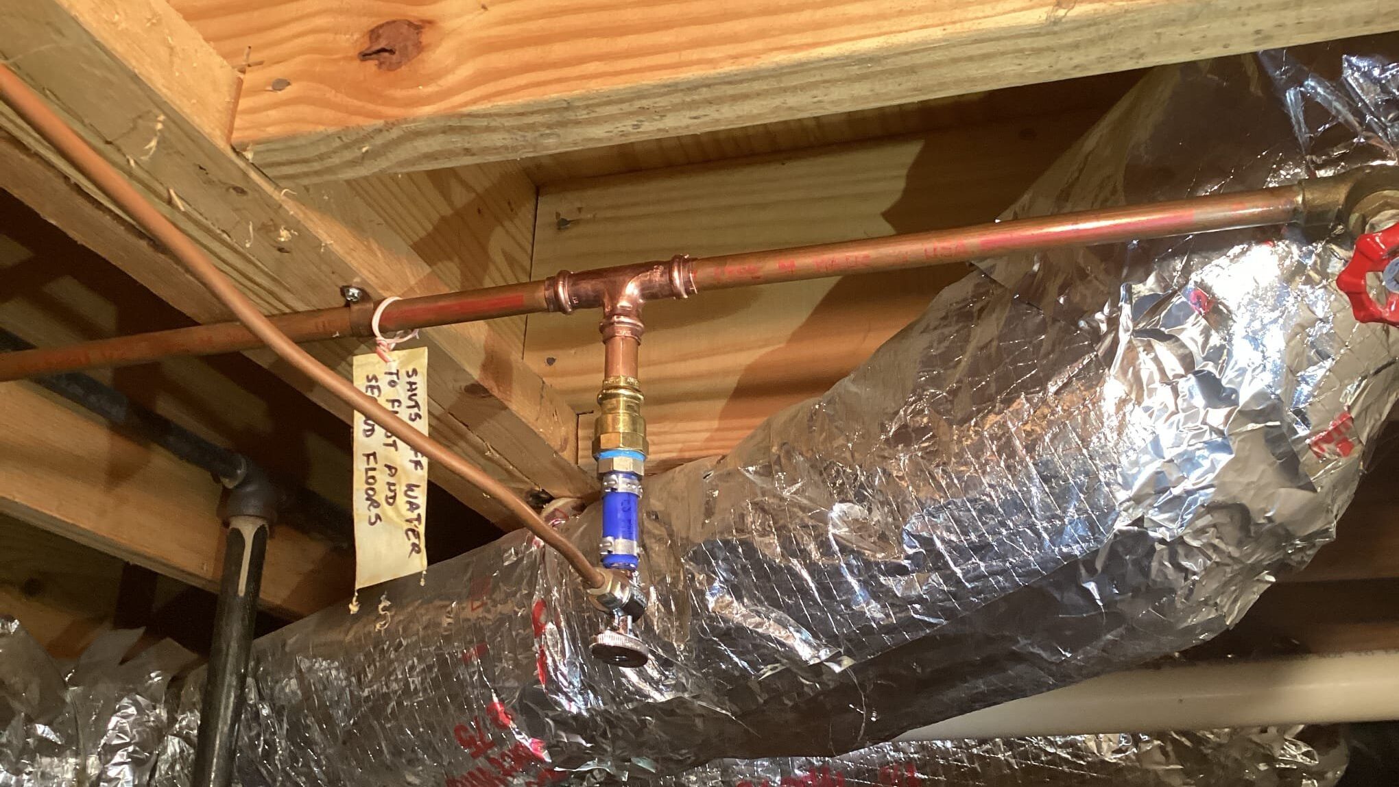 Saddle valve replacement shutoff valve